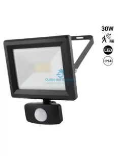 Marino cristal 41226 Lampo led projector with sensor 30w 4000k 2